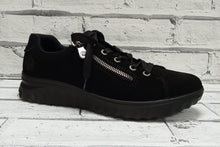 Load image into Gallery viewer, RIEKER - 59000-00 - ZIP/LACE Water Resistant SHOE - Black