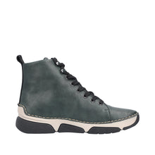 Load image into Gallery viewer, RIEKER - 45920-54 - LACE UP/ZIPS ANKLE BOOT - Aqua Green