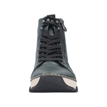 Load image into Gallery viewer, RIEKER - 45920-54 - LACE UP/ZIPS ANKLE BOOT - Aqua Green