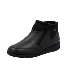 Load image into Gallery viewer, RIEKER - 47270-00 - 2-ZIP SHOE/BOOT (Water Resistant) Black