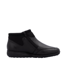 Load image into Gallery viewer, RIEKER - 47270-00 - 2-ZIP SHOE/BOOT (Water Resistant) Black