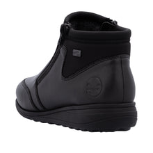 Load image into Gallery viewer, RIEKER - 47270-00 - 2-ZIP SHOE/BOOT (Water Resistant) Black