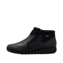 Load image into Gallery viewer, RIEKER - 47270-00 - 2-ZIP SHOE/BOOT (Water Resistant) Black
