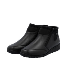 Load image into Gallery viewer, RIEKER - 47270-00 - 2-ZIP SHOE/BOOT (Water Resistant) Black