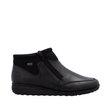 Load image into Gallery viewer, RIEKER - 47270-00 - 2-ZIP SHOE/BOOT (Water Resistant) Black