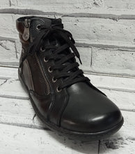 Load image into Gallery viewer, REMONTE - R1458-03 - Zip/Lace Water Resistant ANKLE BOOT - Black Combi