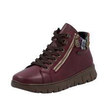 Load image into Gallery viewer, RIEKER - N1305-35 - ZIP/LACE BOOT (Water Resistant)- Red Multi
