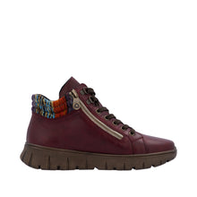 Load image into Gallery viewer, RIEKER - N1305-35 - ZIP/LACE BOOT (Water Resistant)- Red Multi
