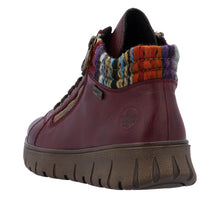 Load image into Gallery viewer, RIEKER - N1305-35 - ZIP/LACE BOOT (Water Resistant)- Red Multi
