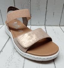 Load image into Gallery viewer, RIEKER - 64300-31 - SANDAL - Rose Gold