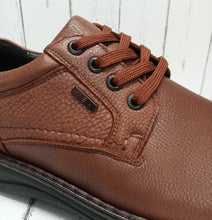 Load image into Gallery viewer, G-COMFORT SHOES (EXTRA WIDE FITTING) - P3701 - LACE UP SHOE - Cognac (Waterproof)