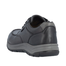 Load image into Gallery viewer, RIEKER - 03607-00 - MENS LACE-UP/ZIP SHOE - Black (Extra Wide)(Water Resistant)  (NEW IN)