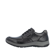 Load image into Gallery viewer, RIEKER - 03607-00 - MENS LACE-UP/ZIP SHOE - Black (Extra Wide)(Water Resistant)  (NEW IN)