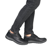 Load image into Gallery viewer, RIEKER - 03607-00 - MENS LACE-UP/ZIP SHOE - Black (Extra Wide)(Water Resistant)  (NEW IN)