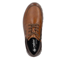 Load image into Gallery viewer, RIEKER - 03607-24 - MENS LACE-UP/ZIP SHOE - Brown (Extra Wide)(Water Resistant)