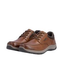 Load image into Gallery viewer, RIEKER - 03607-24 - MENS LACE-UP/ZIP SHOE - Brown (Extra Wide)(Water Resistant)