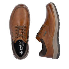 Load image into Gallery viewer, RIEKER - 03607-24 - MENS LACE-UP/ZIP SHOE - Brown (Extra Wide)(Water Resistant)