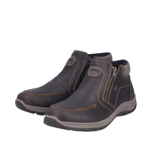 Load image into Gallery viewer, RIEKER - 03660-25 - 2-ZIP NUBUCK BOOT (Water Resistant) - Brown