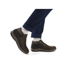 Load image into Gallery viewer, RIEKER - 03660-25 - 2-ZIP NUBUCK BOOT (Water Resistant) - Brown