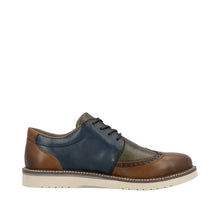 Load image into Gallery viewer, RIEKER - 04504-90 -LACE UP SHOE - Tan/Blue multi