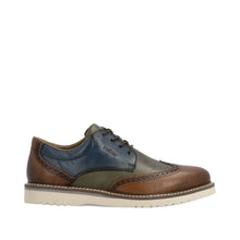 Load image into Gallery viewer, RIEKER - 04504-90 -LACE UP SHOE - Tan/Blue multi