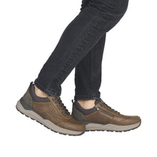 Load image into Gallery viewer, RIEKER - 06000-22 - MENS LACE-UP/ZIP SHOE - Brown
