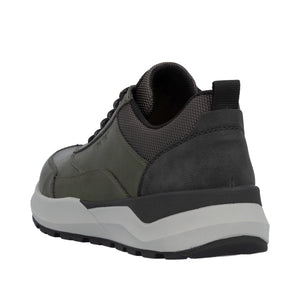 RIEKER - 06000-54.- MENS LACE-UP/ZIP SHOE - Green