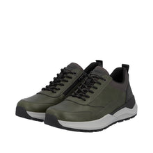 Load image into Gallery viewer, RIEKER - 06000-54.- MENS LACE-UP/ZIP SHOE - Green