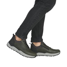 Load image into Gallery viewer, RIEKER - 06000-54.- MENS LACE-UP/ZIP SHOE - Green