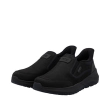 Load image into Gallery viewer, RIEKER - 06052-00 - ‘Ready to Go’ SLIP IN SHOE (Water Resistant ) - Black (WIDE)
