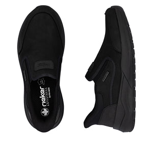 RIEKER - 06052-00 - ‘Ready to Go’ SLIP IN SHOE (Water Resistant ) - Black (WIDE)
