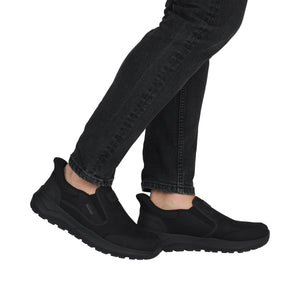 RIEKER - 06052-00 - ‘Ready to Go’ SLIP IN SHOE (Water Resistant ) - Black (WIDE)