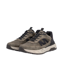 Load image into Gallery viewer, RIEKER - 06155-25 - MENS LACE-UP TRAINER/SHOE - Brown/Black (Water Resistant)  (NEW IN)