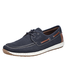 Load image into Gallery viewer, RIEKER - 08816-14 - MENS LACE-UP DECK SHOE - Navy