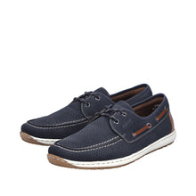 Load image into Gallery viewer, RIEKER - 08816-14 - MENS LACE-UP DECK SHOE - Navy