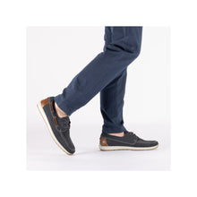 Load image into Gallery viewer, RIEKER - 08816-14 - MENS LACE-UP DECK SHOE - Navy