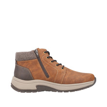 Load image into Gallery viewer, RIEKER - 11030-25 - LACE UP/ZIP BOOT (Water Resistant ) - Tan