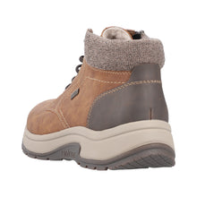 Load image into Gallery viewer, RIEKER - 11030-25 - LACE UP/ZIP BOOT (Water Resistant ) - Tan