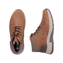 Load image into Gallery viewer, RIEKER - 11030-25 - LACE UP/ZIP BOOT (Water Resistant ) - Tan