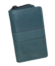 Load image into Gallery viewer, Tulip - Zip around PURSE - Teal (RRP £30)