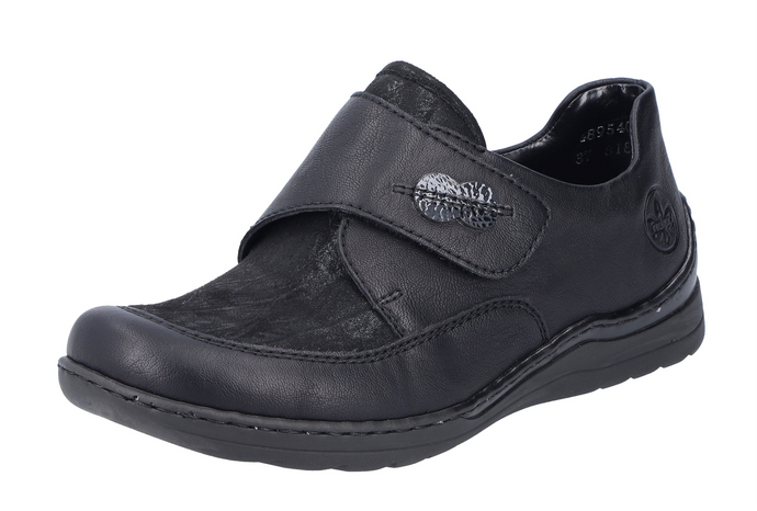 RIEKER - 48954-00 - STRAP SHOE - Black