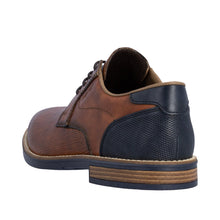 Load image into Gallery viewer, RIEKER - 13504-24 - LACE UP SHOE - Dark Tan/Blue