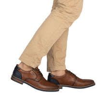 Load image into Gallery viewer, RIEKER - 13504-24 - LACE UP SHOE - Dark Tan/Blue