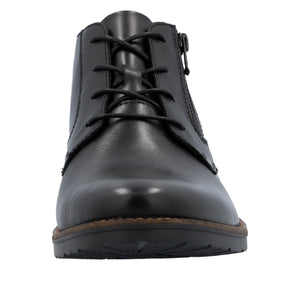 RIEKER - 14609-00 - LACE UP/ZIP BOOT - Black