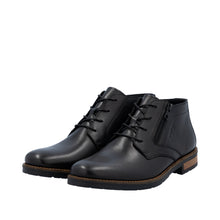Load image into Gallery viewer, RIEKER - 14609-00 - LACE UP/ZIP BOOT - Black
