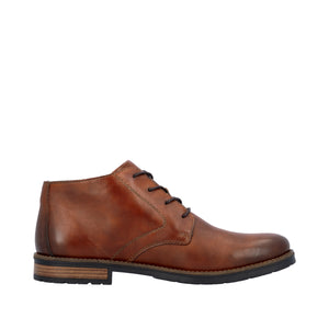 RIEKER - 14609-24 - LACE UP/ZIP BOOT - Tan
