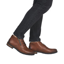 Load image into Gallery viewer, RIEKER - 14609-24 - LACE UP/ZIP BOOT - Tan