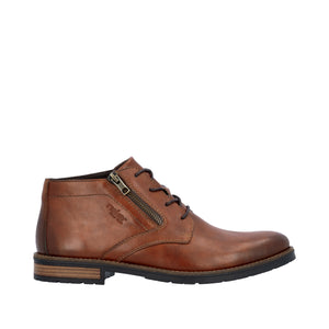 RIEKER - 14609-24 - LACE UP/ZIP BOOT - Tan