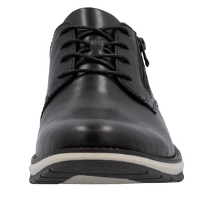 RIEKER - 14706-00 - LACE UP/ZIP SHOE - Black