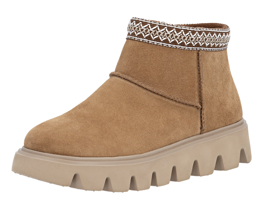 RIEKER - W2074-24 - SPORT ZIP BOOT - Tan